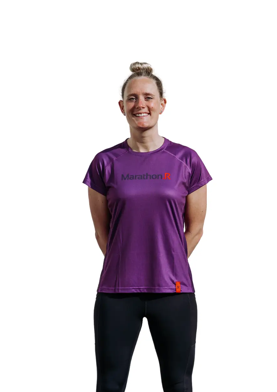 MarathonR Chase hardloopshirt dames paars
